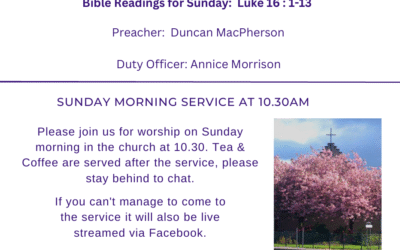 Sunday Service: 21 September 2025