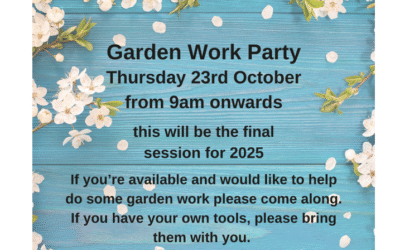 Garden Work Party 23 October