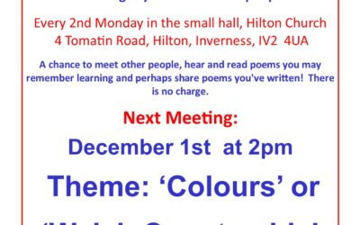 Rhymes Recollected: 1st December 2025