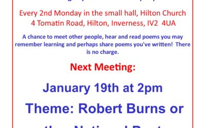 Rhymes Recollected:  Monday 19th January