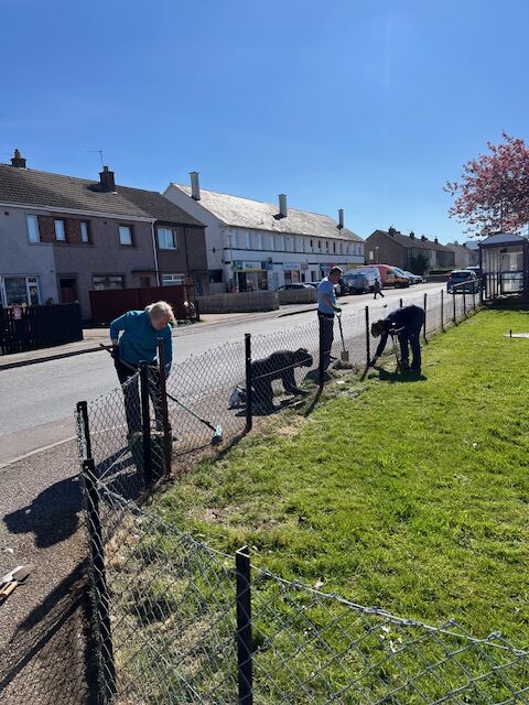 Church Garden Work party met today