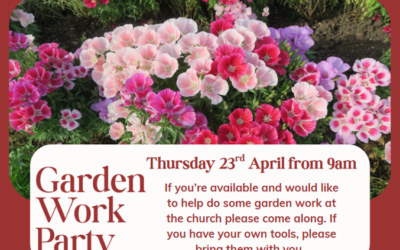 Garden Work Party – 23 April