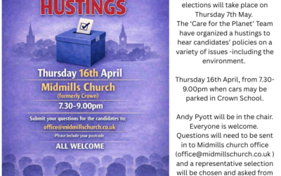 Election Hustings – 16 April