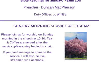 Sunday Service: 14 June 2026