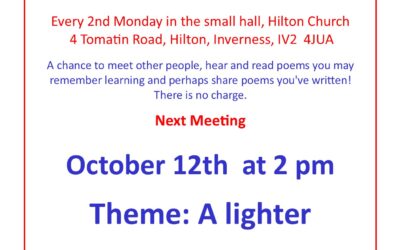 Rhymes Recollected:  12 October 2026